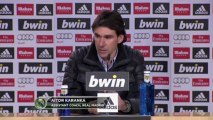 Karanka valora positivamente la victoria ante el Getafe
