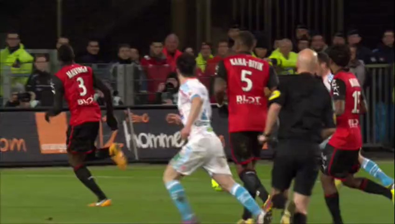But Jordan AYEW (82ème) - Stade Rennais FC - Olympique de Marseille (2-2) - saison 2012/2013