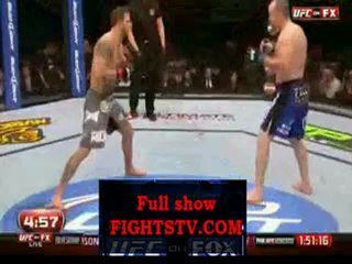 UFC on FOX 6 results BADER KO MATYUSHENKO CHOKE OUT