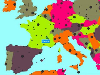 Itinerario Vienne-Bergamo andata