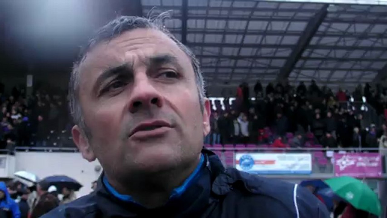 Rugby Federale 1 - Jean-Henri Tubert réagit après USB - Macon
