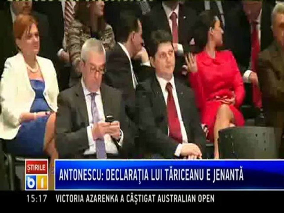 VIDEO Antonescu, despre propunerea lui Tariceanu- Nu ne putem bate joc de munca a mii de colegi. Marionetele propagandei lui Basescu trebuie sa decida daca mai doresc sa faca parte din PNL- Nu sus
