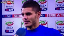 SampTube90 - Intervista a Mauro Icardi dopo Sampdoria - Pescara 6-0 - Sky Sport HD