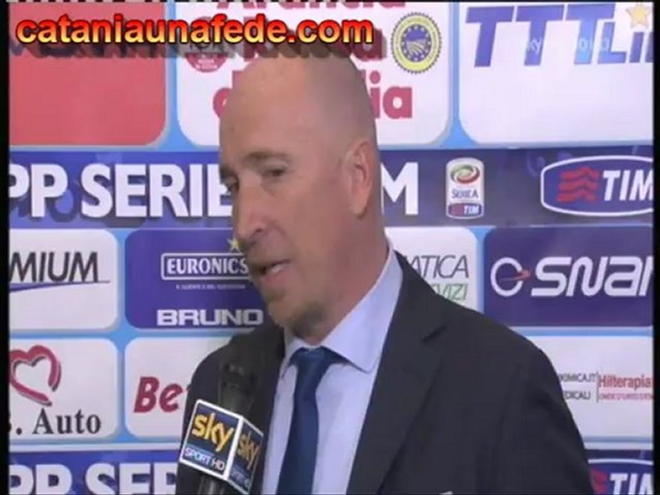 Maran dopo Catania-Fiorentina a sky