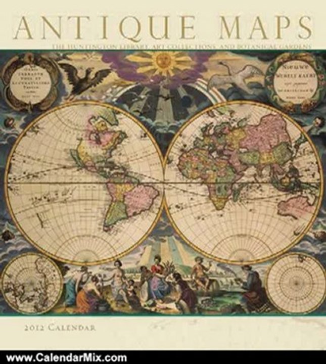 Calendar Review: Antique Maps 2012 Calendar (Wall Calendar) by The Huntington Library, Art Collections, and Botanical Gardens