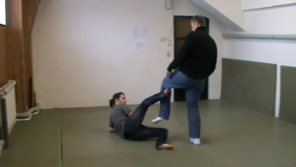 Sol contre debout : clef, échappée,  réaction