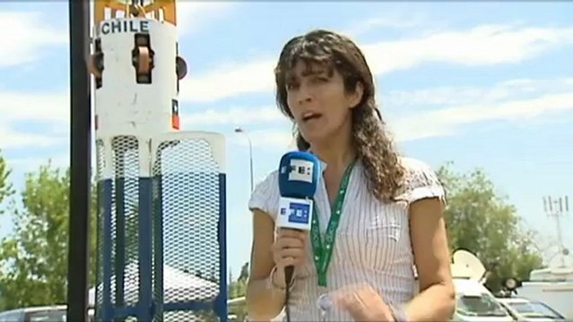 Informe a cámara: Réplica de cápsula usada en rescate 33 mineros da la bienvenida a presidentes