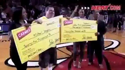 Un lancé au Basketball à 75.000$ et un calin de James LeBron