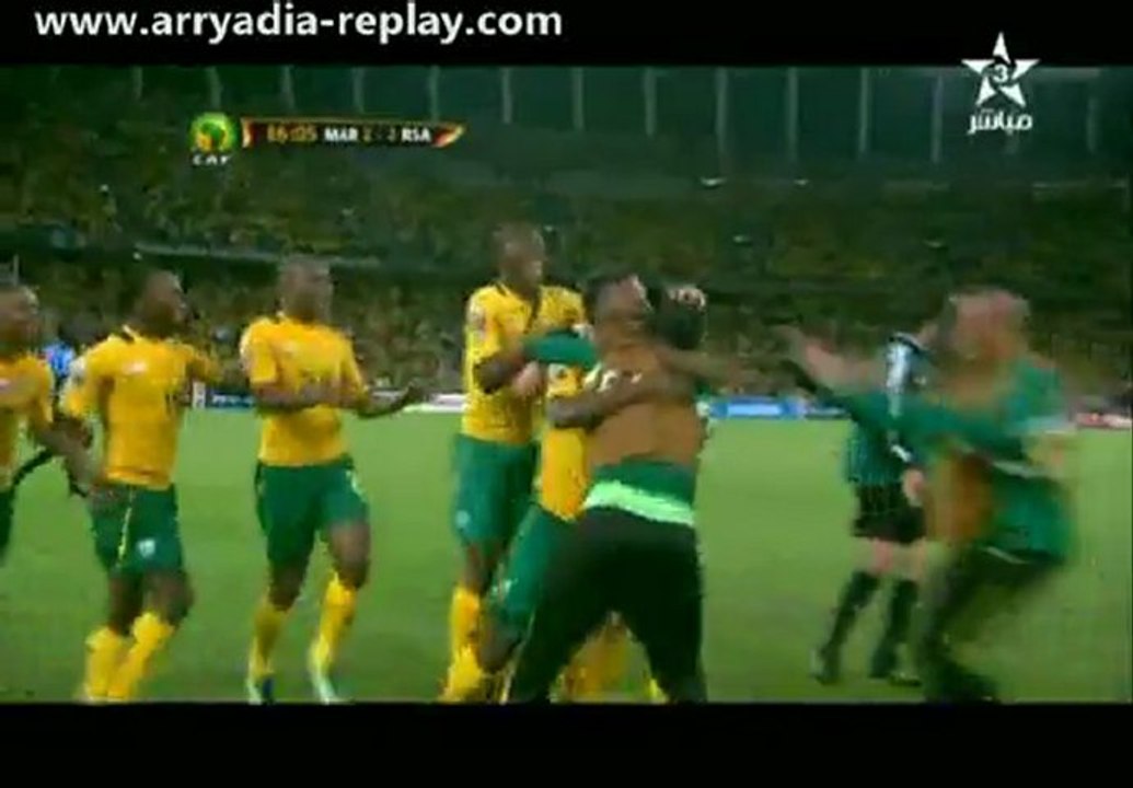 MAROC 2-2 AFRIQUE DU SUD : هدف منتخب جنوب أفريقيا 2