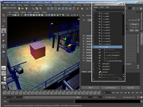 Tutoriel DMM - Maya - Effets spéciaux - Ecole 3D - e-tribArt - Part 1