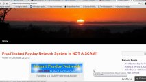 Instant Payday Network Scam