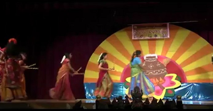 TRISTATE TELUGU ASSOCIATION: 2013 SANKRANTHI/REPUBLIC DAY CELEBRATIONS: FOLK DANCE: KOLATAM