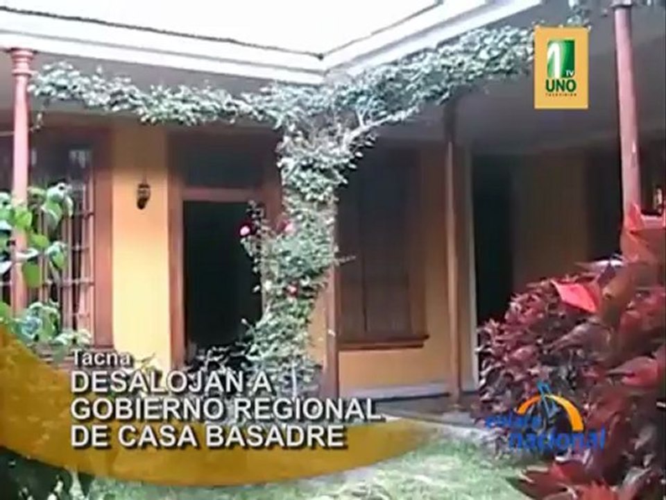 Tacna Gobierno Regional es desalojado de Casa Basadre