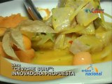 Ceviche Surf Fusion de frutas con pescado