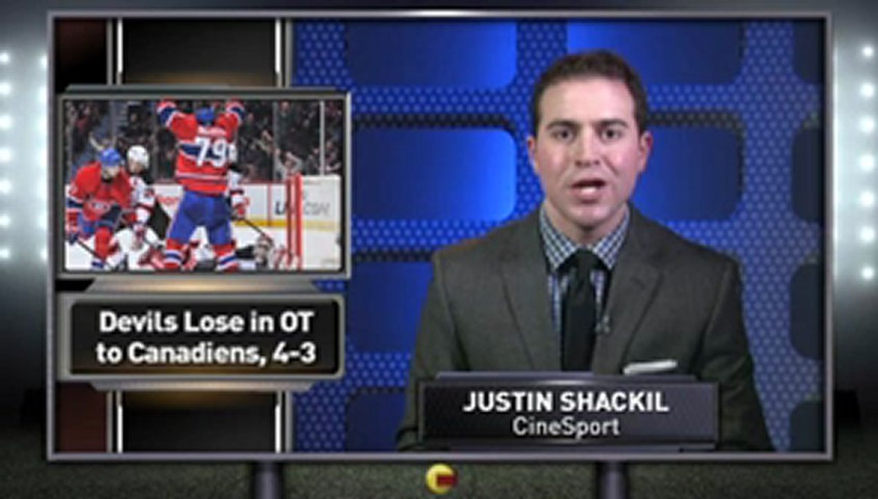 Devils Fall in Overtime to Canadiens