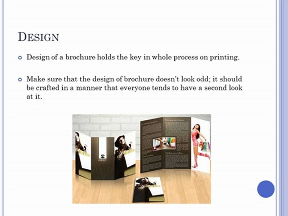 Online Brochure Printing Tips