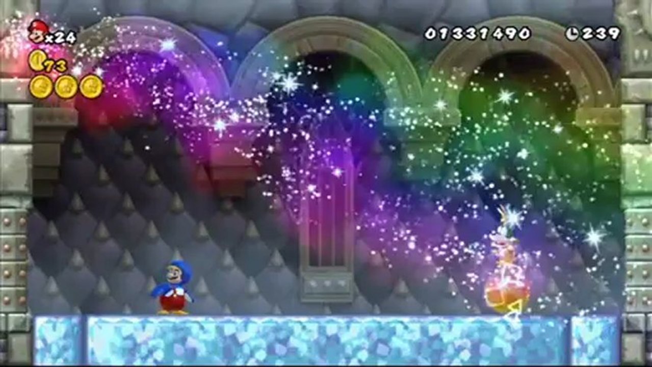 New Super Mario Bros. Wii - Monde 3 : Niveau 3-Château