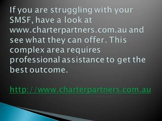 Specialist Advice Will Take Your SMSF to the Next Level