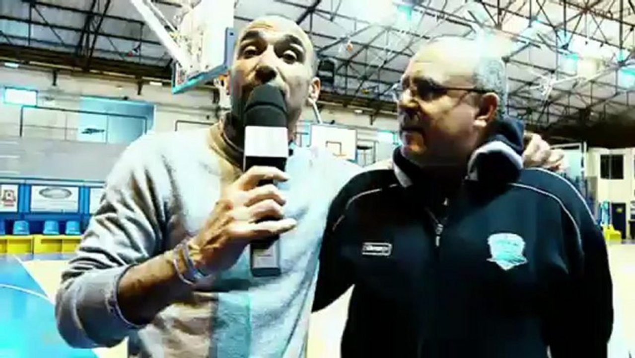 Jerome Alonzo rencontre Alain Weisz - Coach des Sharks d'Antibes