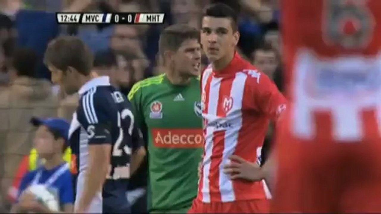 A-league: stadtderby in melbourne, victory schlägt heart