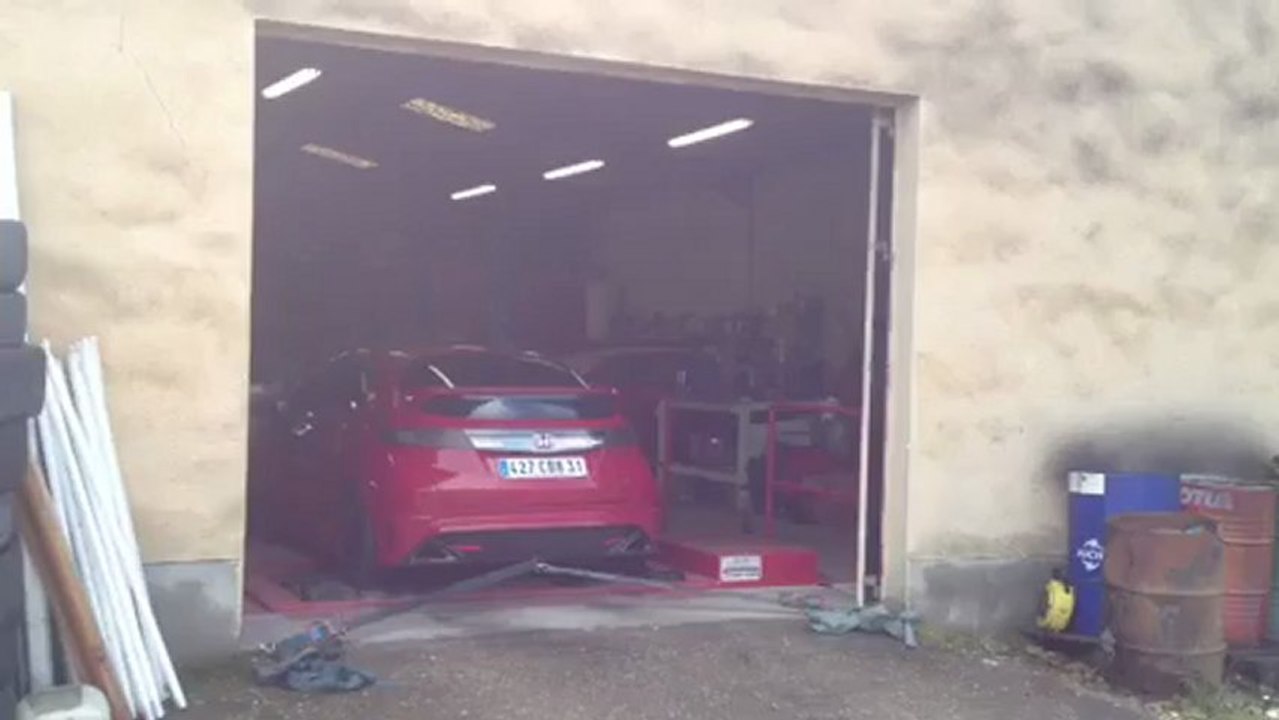 test banc de puissance civic fn2 ligne invidia cai et Rh