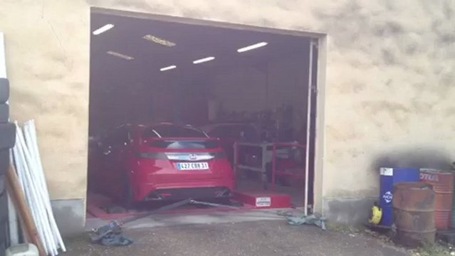 test banc de puissance civic fn2 ligne invidia cai et Rh