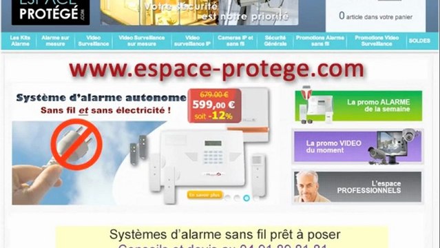 Alarme sans fil Perpignan : Vente directe