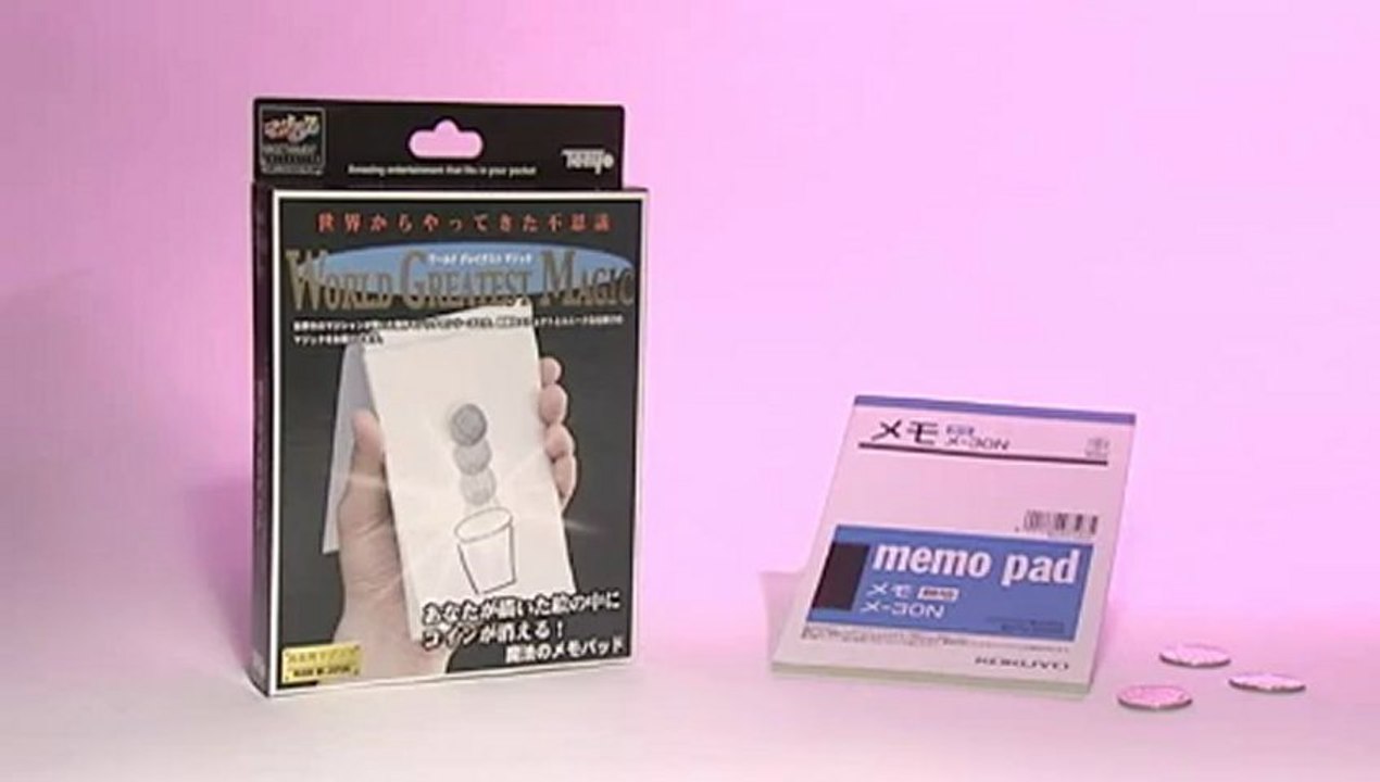 Magic Memo Pad by Takahisa Inaba and Tenyo Magic (2013) - Magic Trick