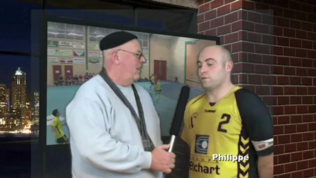 ITS - Handball N2M - Irissarry-Bruges33 - Itw d'après match - 26-01-2013