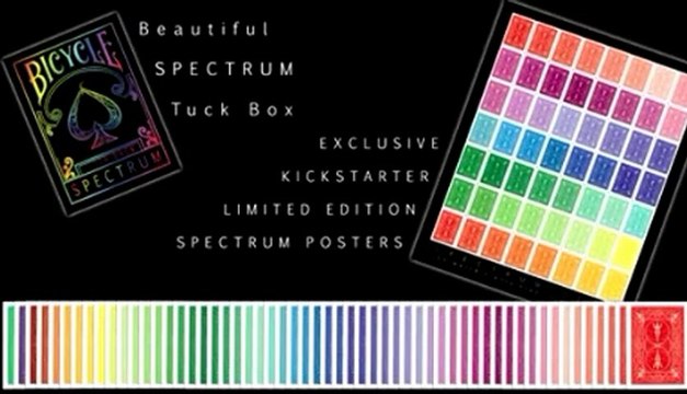 Spectrum Decks by US Playing Card - (1st Run Gold Seal) - Magic Trick