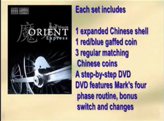 Orient Express (DVD and Coins) by Mark Mason - Magic Trick