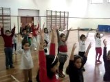 Ensaio coreografia para a festa do desporto escolar