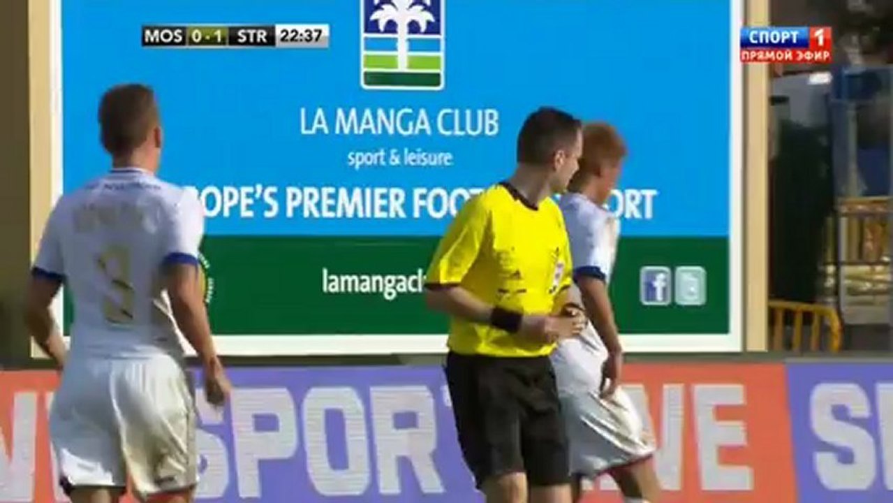 Copa del Sol 2013  Красная группа  2-й тур  ЦСКА - Стрёмсгодсет  1 тайм