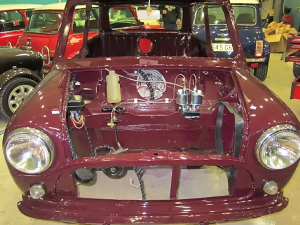 Décapage par aérogommage - Mini Austin - 1969