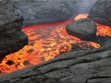 Impresionantes imágenes de la erupción de un volcán en Rusia