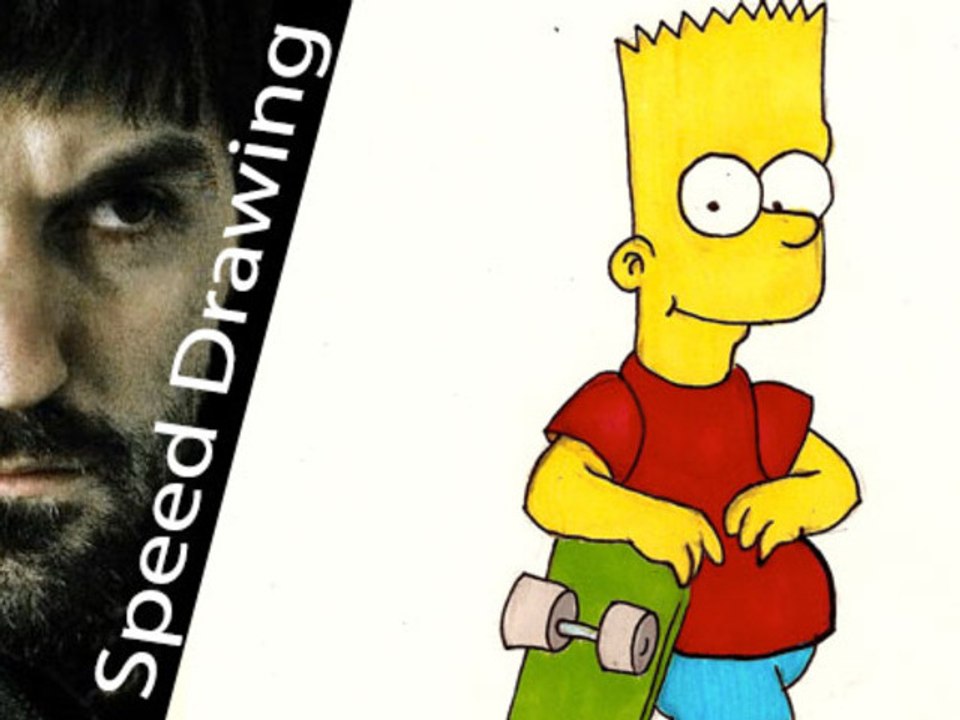 BART SIMPSON! Amazing sketch! THE BEST TRIBUTE by Speed Drawin Italia
