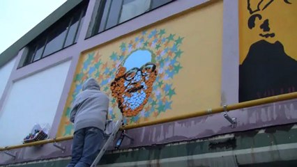 Le street art rend hommage à Emmaüs - Janvier 2013
