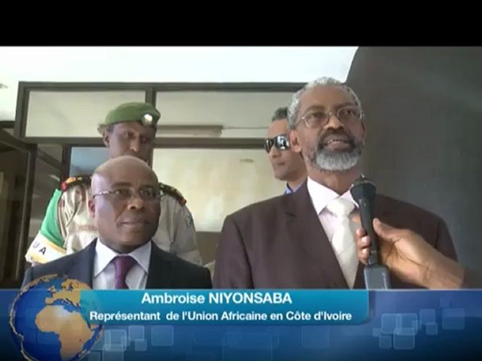 Audience: Le ministre d'Etat  hamed BAKAYOKO a échangé avec le représentant spécial de l'UA en C.I
