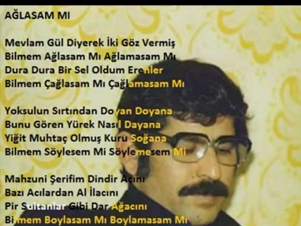 Halk ozanlarımızı tanıyalım - AŞIK MAHZUNİ ŞERİF