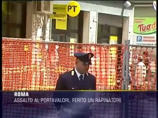 Assalto al portavalori, ferito un rapinatore