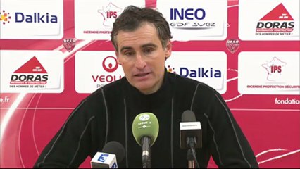Conférence de presse Dijon FCO - RC Lens : Olivier DALL&#039;OGLIO (DFCO) - Eric SIKORA (RCL) - saison 2012/2013