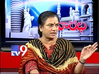 POW Sandhya on AP politics with NRIs - Varadhi - USA - Part 1