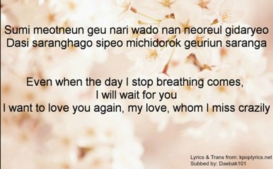Shim Changmin - A Person Like Tears(Jeon Woo Chi OST Part 2) [Rom l Eng]