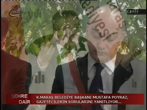 Mustafa POYRAZ ( K.Maraş Belediye Başkanı) - AKSU TV Şehre Dair Programı 28 OCAK 2013- 7.BÖLÜM