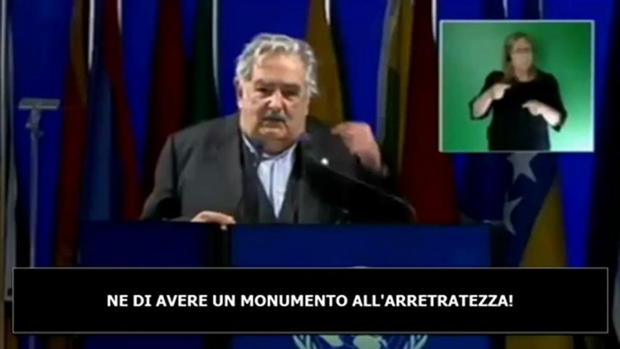 MAC - DISCORSO PRESIDENTE URUGUAY - NAZIONI UNITE - 2012 - (SUB-ITA)