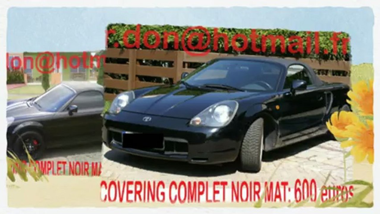 Toyota MR, Toyota MR, essai videoToyota MR noir mat, covering Toyota MR noir mat, Toyota MR noir mat