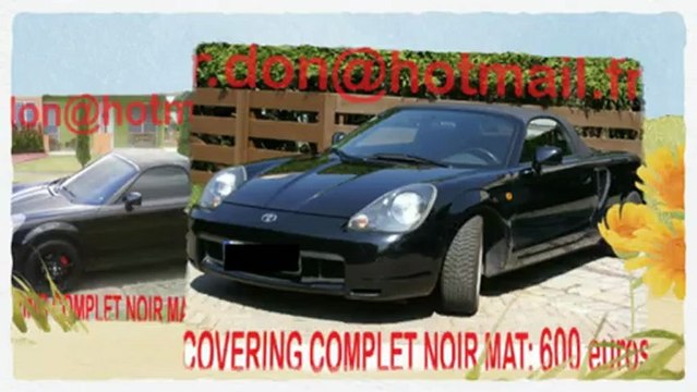 Toyota MR, Toyota MR, essai videoToyota MR noir mat, covering Toyota MR noir mat, Toyota MR noir mat