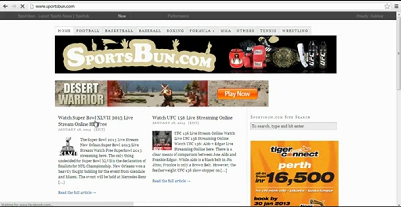 The Super Bowl 2013 Live Stream New Orleans