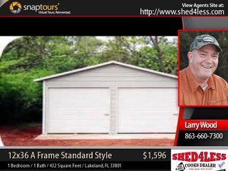 metal buildings - 12x36 A Frame Style