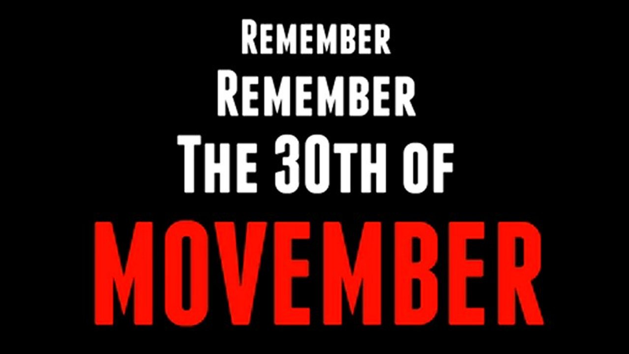 M pour Movember (RIP)